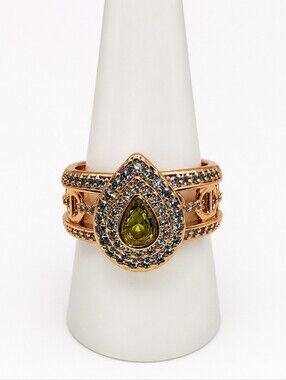 Bomb Party August 2025 Shimmering Mornings Ring Rose Gold Size 9✨ BOMB PARTY
